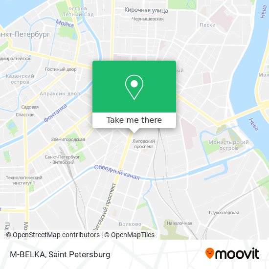 M-BELKA map