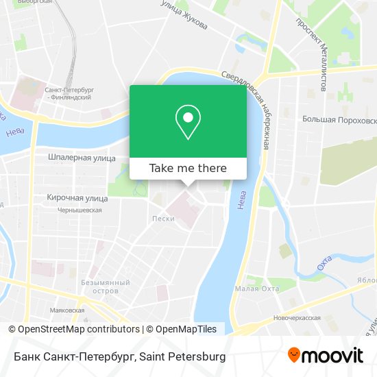 Банк Санкт-Петербург map