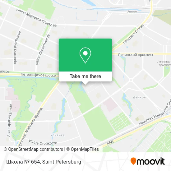 Школа № 654 map