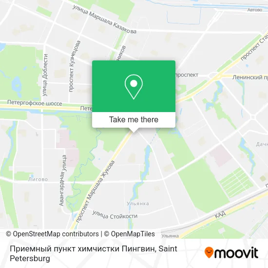 Приемный пункт химчистки Пингвин map