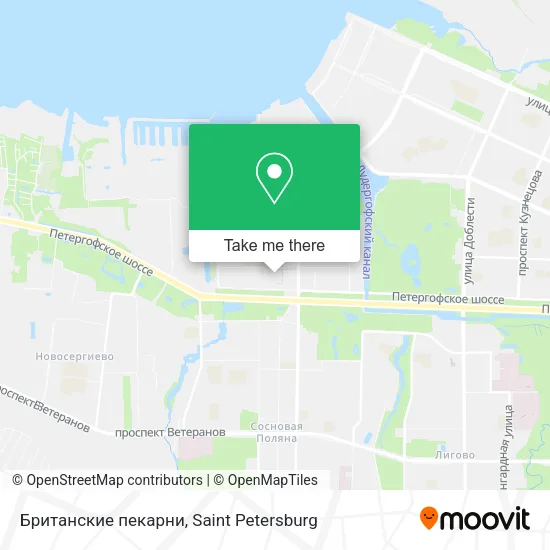 Британские пекарни map