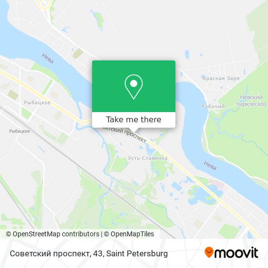 Советский проспект, 43 map