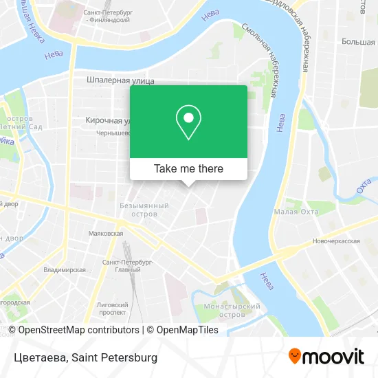 Цветаева map