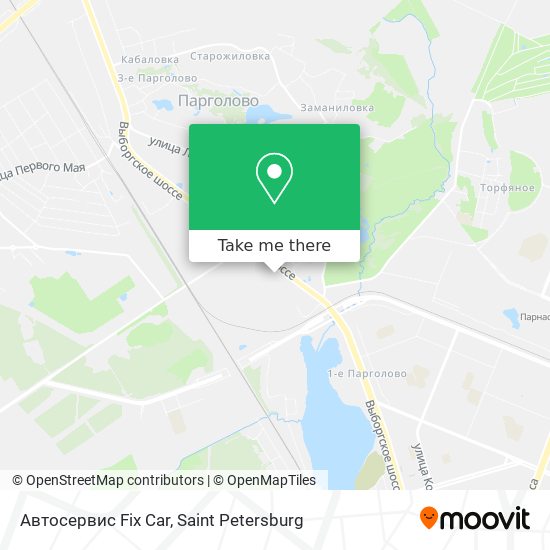 Автосервис Fix Car map