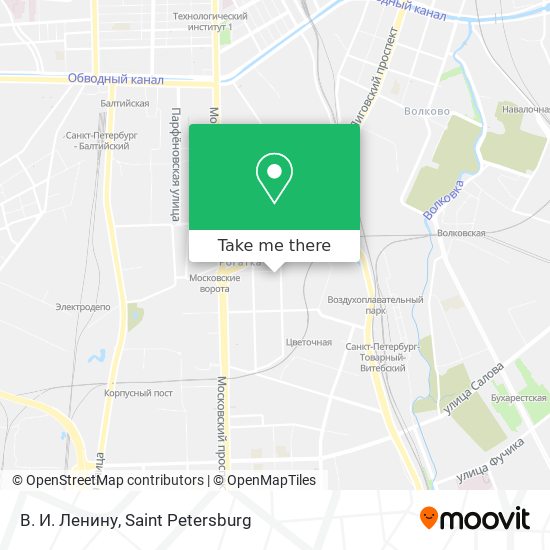 В. И. Ленину map