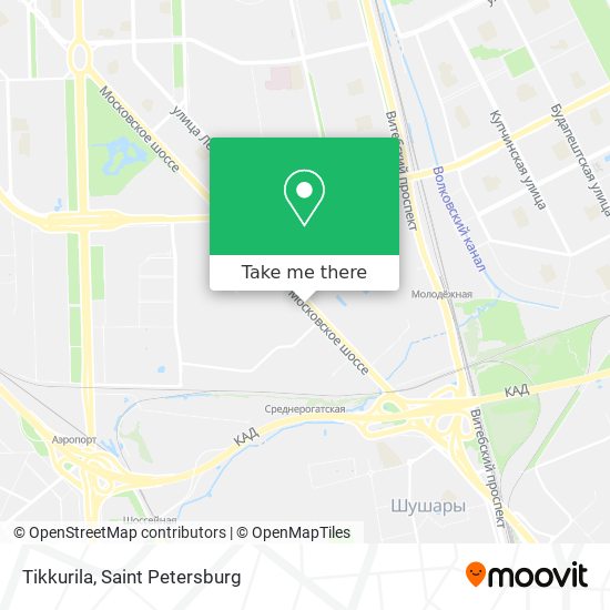 Tikkurila map