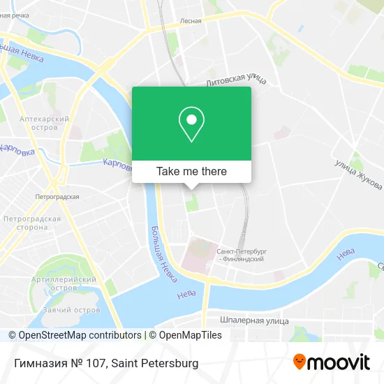 Гимназия № 107 map