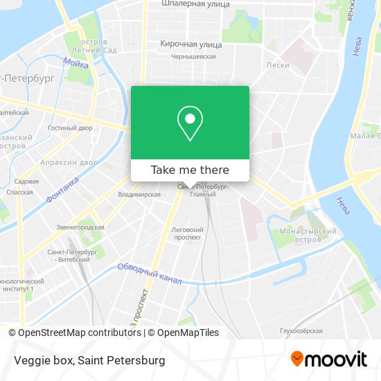 Veggie box map
