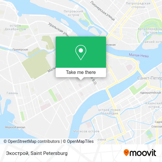 Экострой map