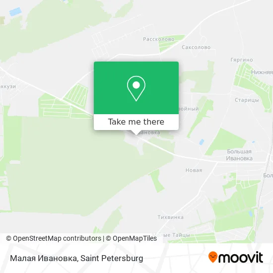 Малая Ивановка map