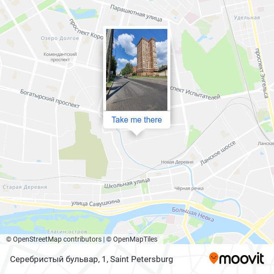 Серебристый бульвар, 1 map