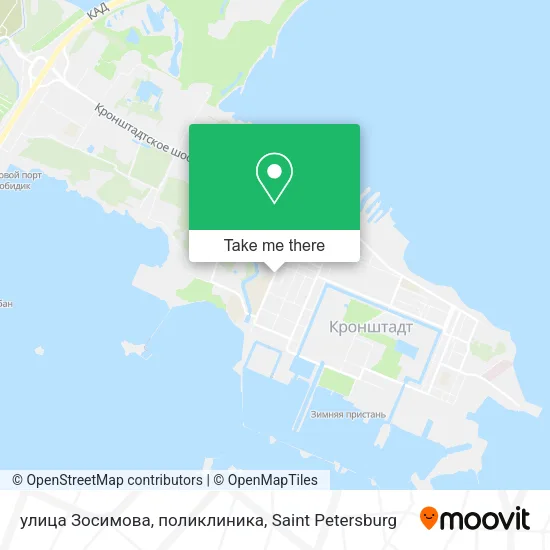 улица Зосимова, поликлиника map