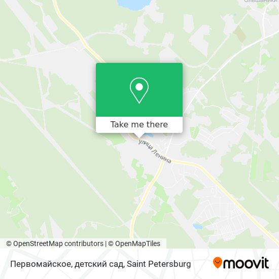 Первомайское, детский сад map