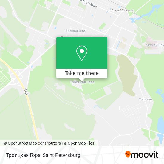 Троицкая Гора map
