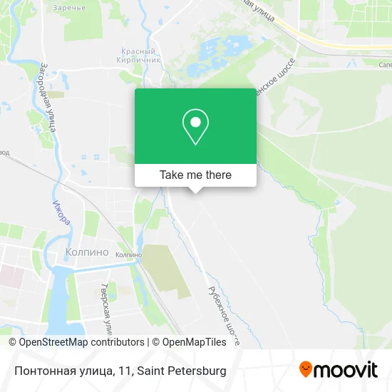 Понтонная улица, 11 map