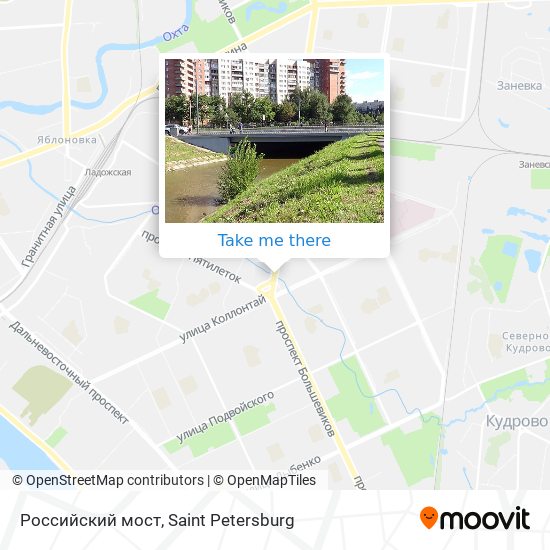 Российский мост map