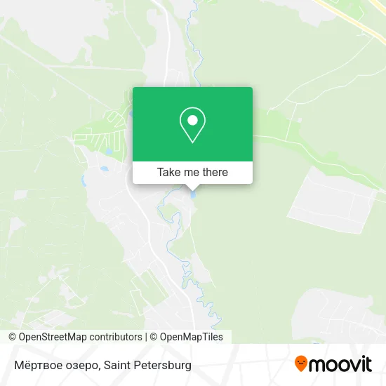 Мёртвое озеро map