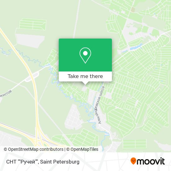 СНТ ""Ручей"" map