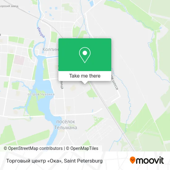 Торговый центр «Ока» map