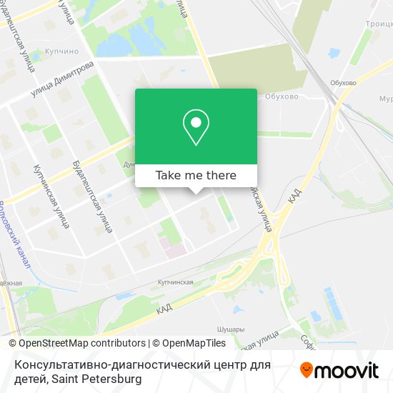 Консультативно-диагностический центр для детей map