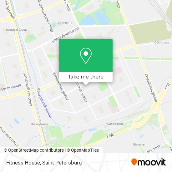 Fitness House map
