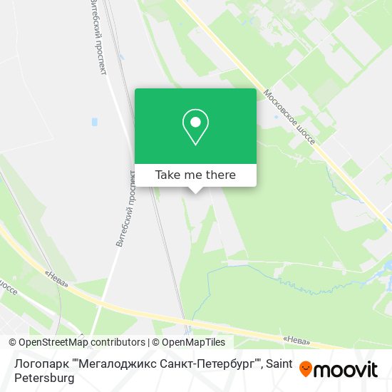 Логопарк ""Мегалоджикс Санкт-Петербург"" map