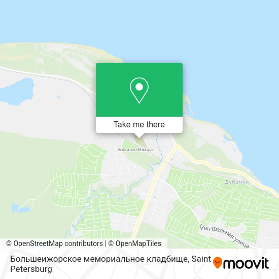 Большеижорское мемориальное кладбище map