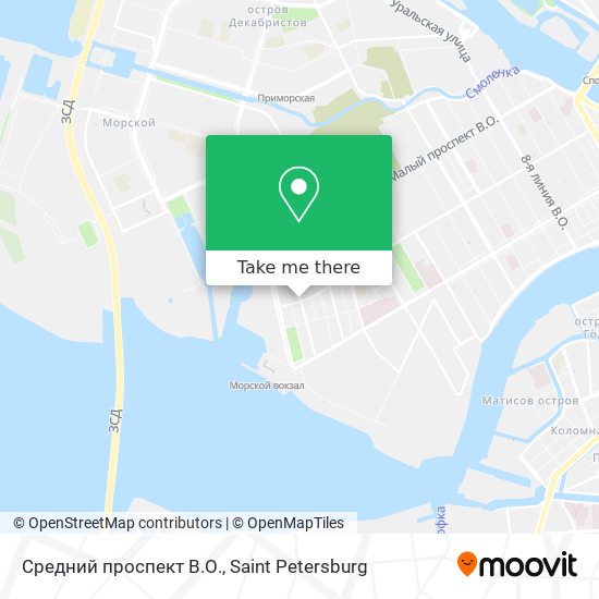 Средний проспект В.О. map