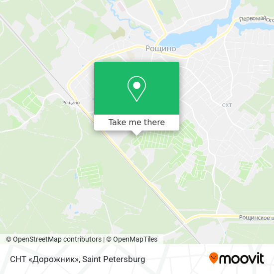 СНТ «Дорожник» map