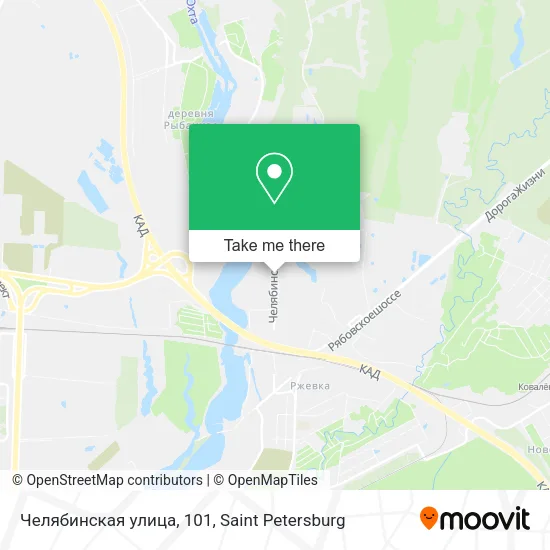 Челябинская улица, 101 map