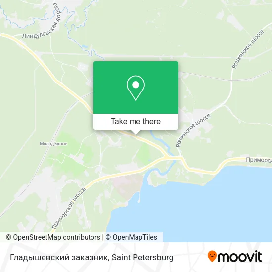 Гладышевский заказник map