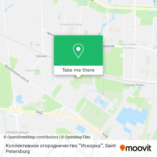 Коллективное огородничество ""Искорка"" map
