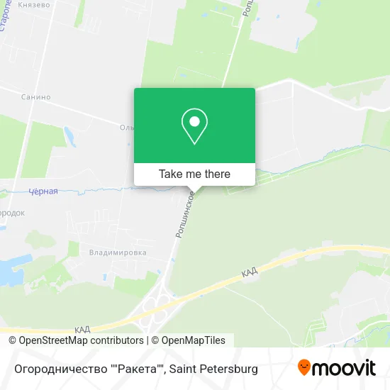 Огородничество ""Ракета"" map