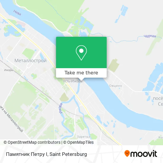 Памятник Петру I map