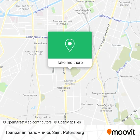 Трапезная паломника map