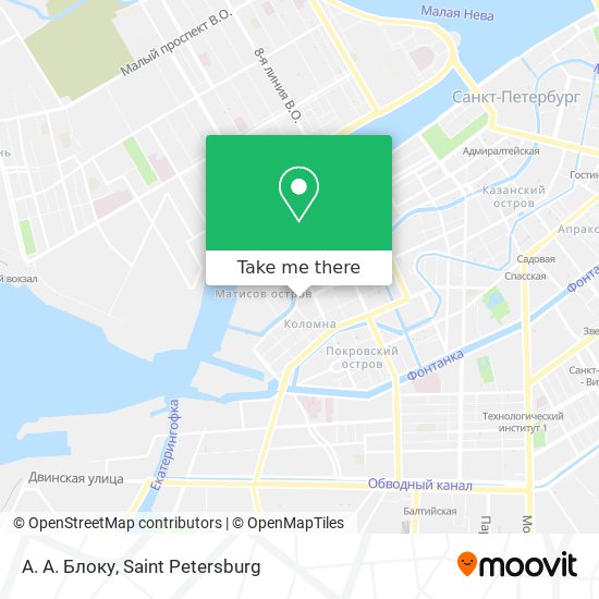 А. А. Блоку map