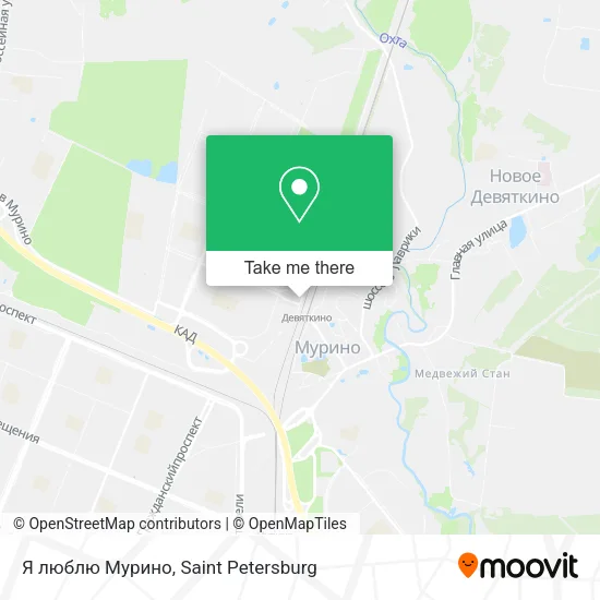 Я люблю Мурино map