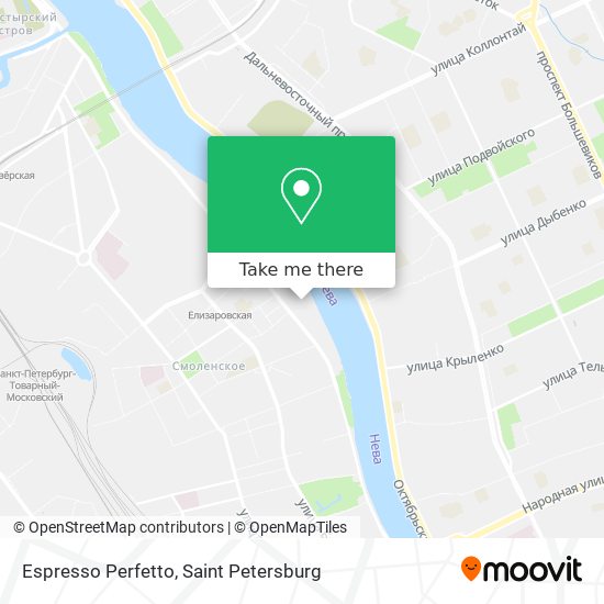 Espresso Perfetto map