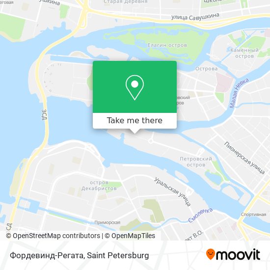 Фордевинд-Регата map