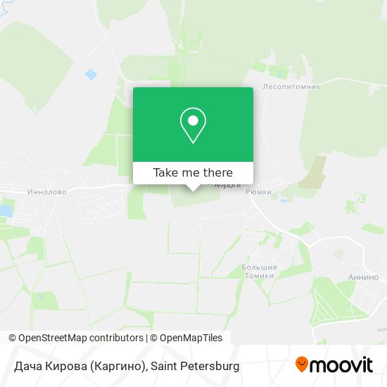 Дача Кирова (Каргино) map