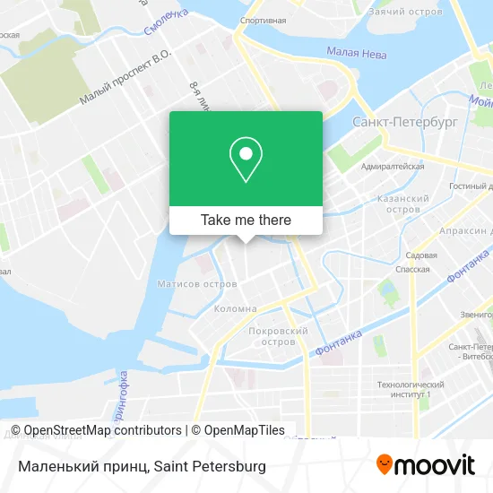 Маленький принц map