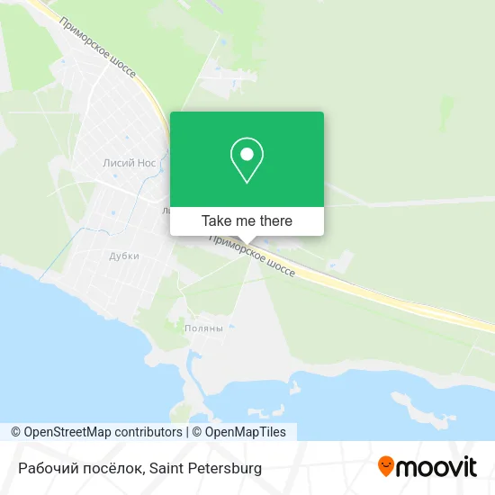 Рабочий посёлок map