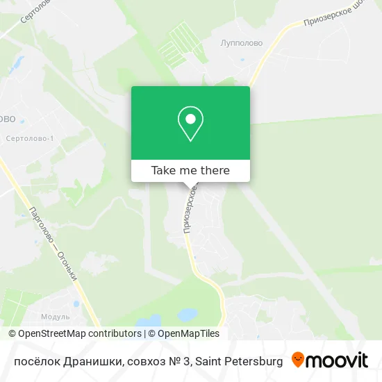 посёлок Дранишки, совхоз № 3 map