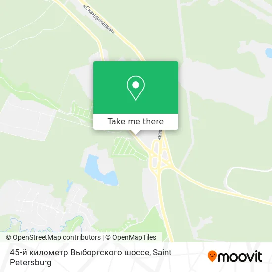 45-й километр Выборгского шоссе map