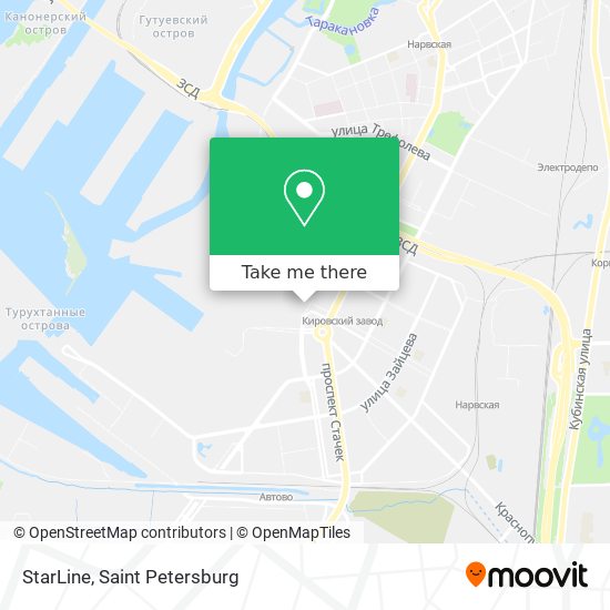 StarLine map