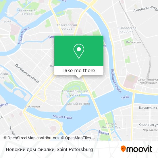 Невский дом фиалки map