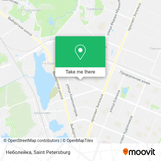 Неболейка map