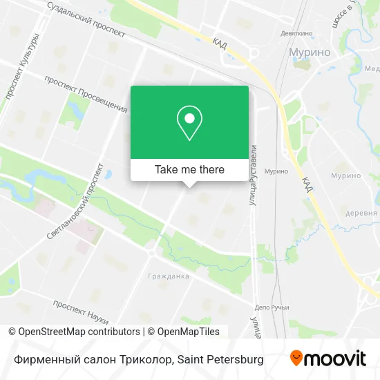 Фирменный салон Триколор map