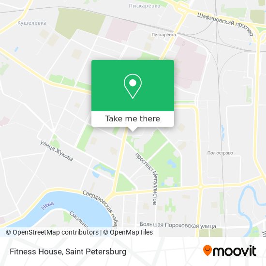 Fitness House map