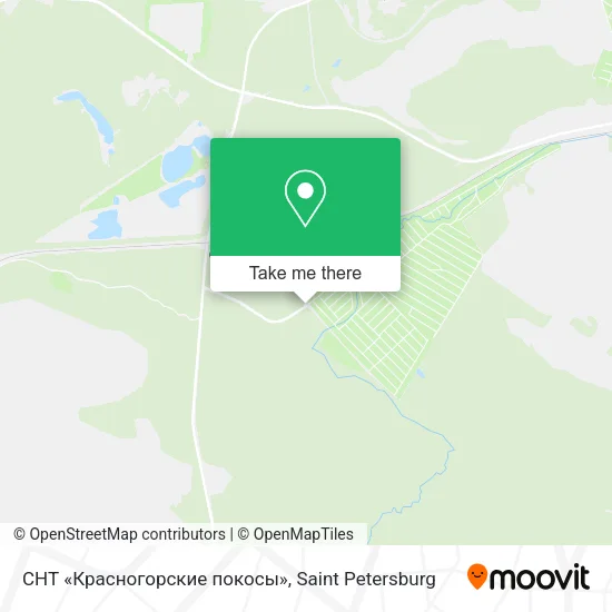 СНТ «Красногорские покосы» map